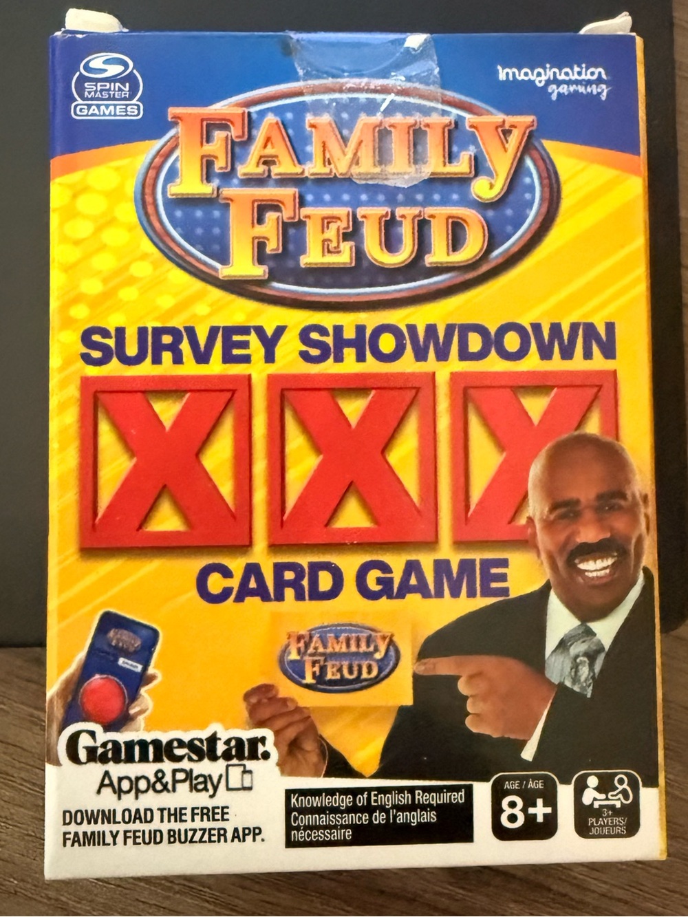 Spin Master Games "Family Feud Survey Showdown" Travel Card Game
